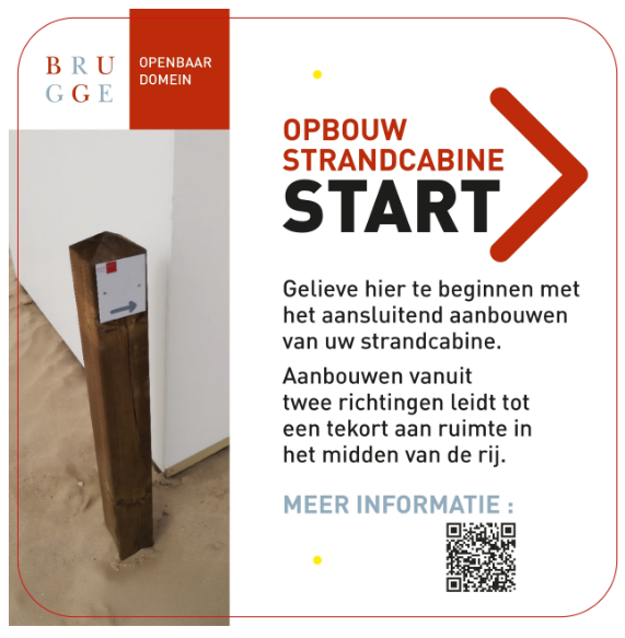 Bordje beginpaal